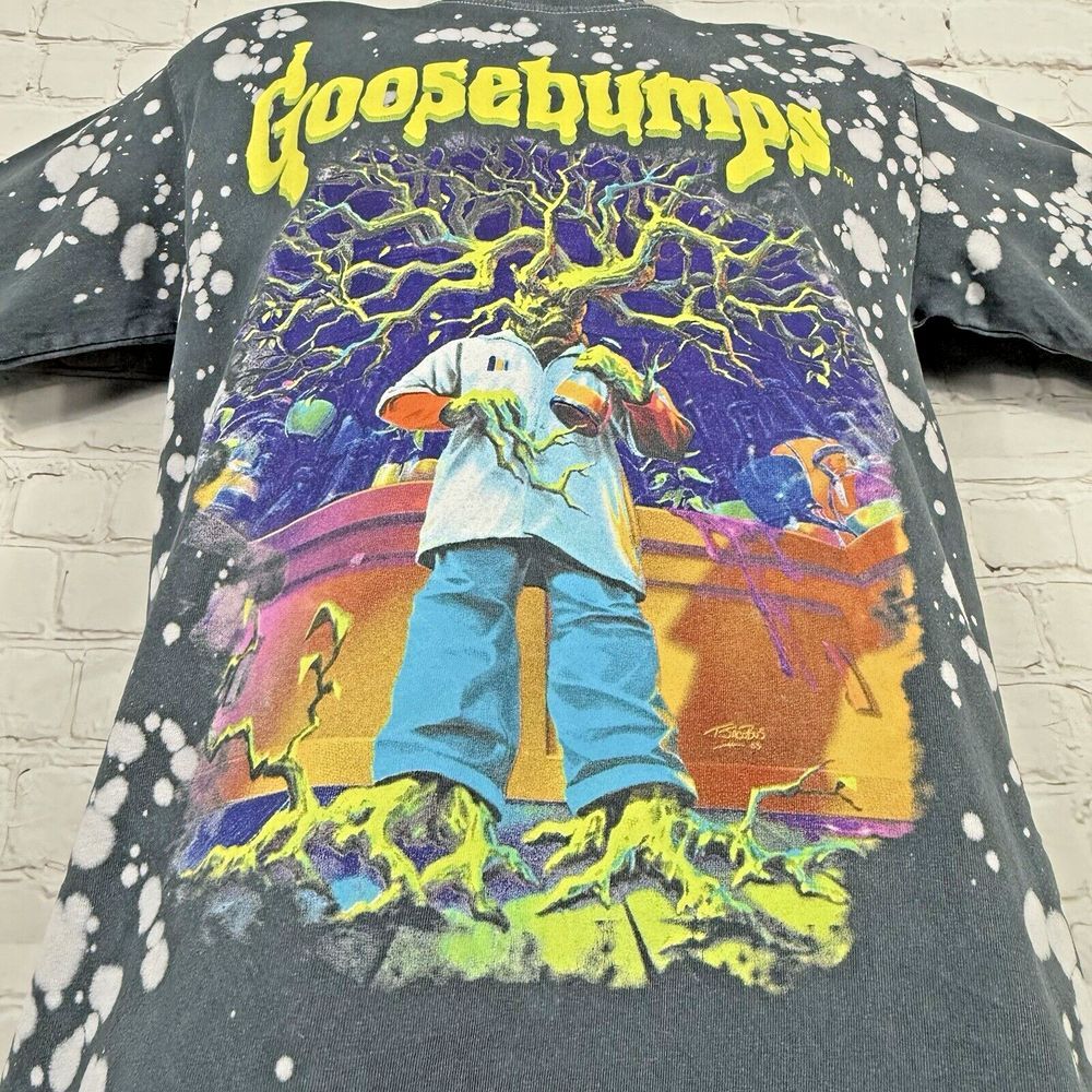 Goosebumps Dr. Brewer Plant Man Retro Graphic T-Shirt Size Small - Picture 5 of 8